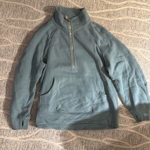 Lululemon scuba oversized funnel-neck half zip long